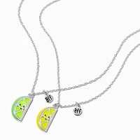 Best Friends Lemon & Lime Pendant Necklaces - 2 Pack