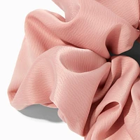 Giant Silky Blush Pink Hair Scrunchie