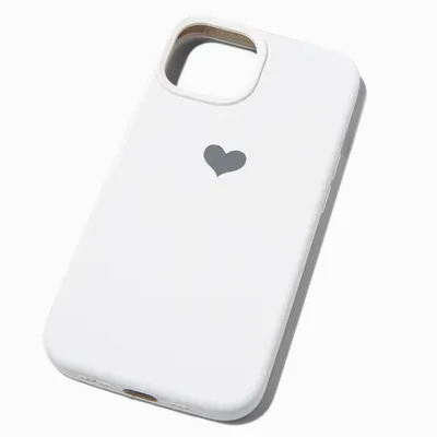 White Heart Phone Case