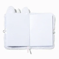 Butterfly Unicorn White Plush Lock Diary