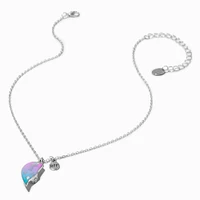 Best Friends Dolphin Ombre Heart Pendant Necklaces - 3 Pack
