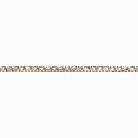 Rose Gold-tone Cubic Zirconia Tennis Bracelet