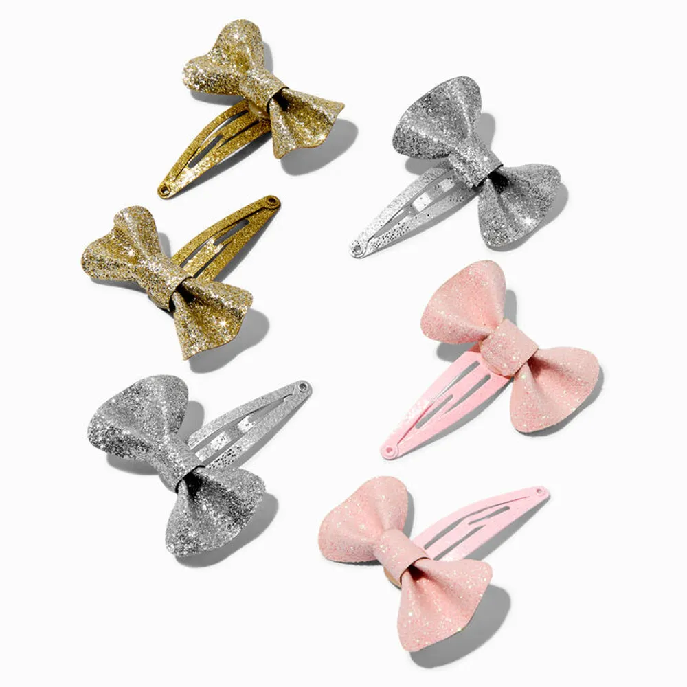 Dangling Butterfly Snap Hair Clip Set