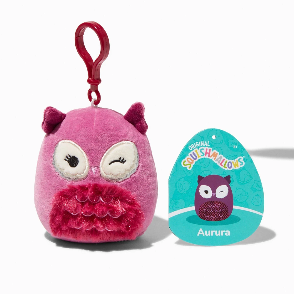 Squishmallows™ 3.5" Aurura Plush Bag Clip