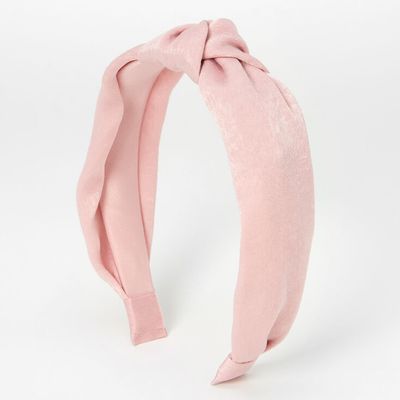 Soft Pink Knotted Headband