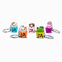 Critter Boba Tea Best Friends Keychains - 5 Pack