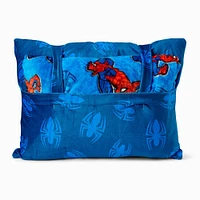 Spider-Man™ Web All Over Silk Touch Throw Blanket with Plush Pocket Pillow (ds)