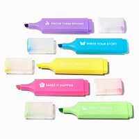 Inspirational Messages Neon Highlighter Set - 5 Pack