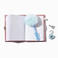 Claire's Club Star Shaker Mini Lock Diary