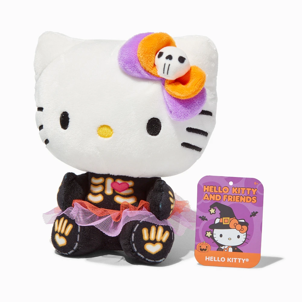 Hello Kitty® And Friends 8" Hello Kitty® Skeleton Plush Toy