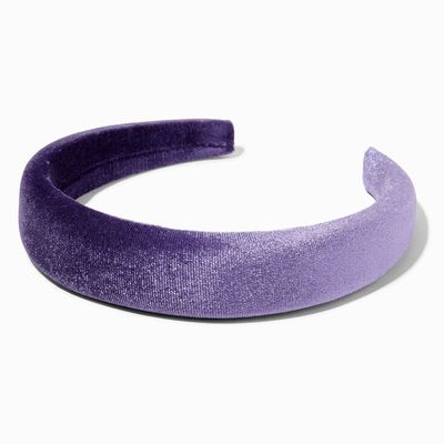Lavender Velvet Puffy Headband
