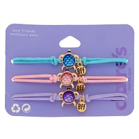 Pastel Turtle Stretch Friendship Bracelets - 3 Pack