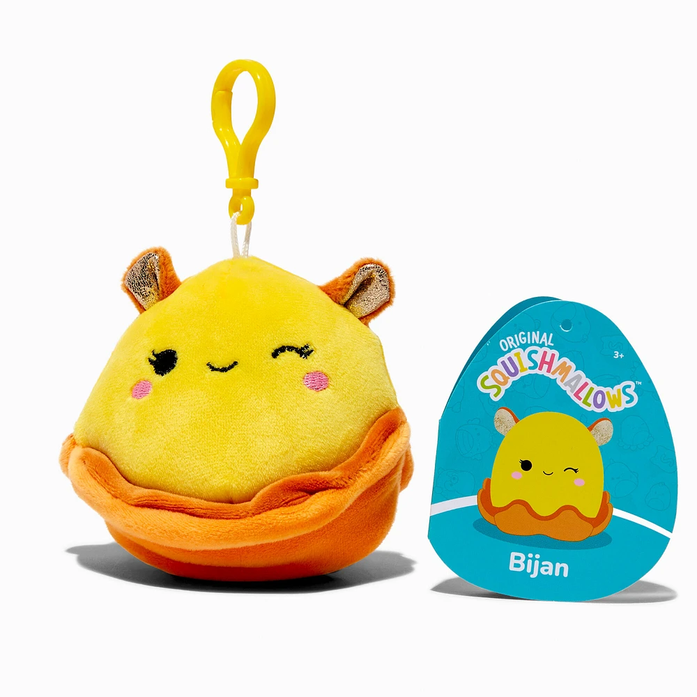 Squishmallows™ 3.5" Bijan Plush Bag Clip