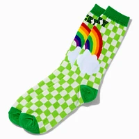 St. Patrick's Day Pot O' Gold Crew Socks