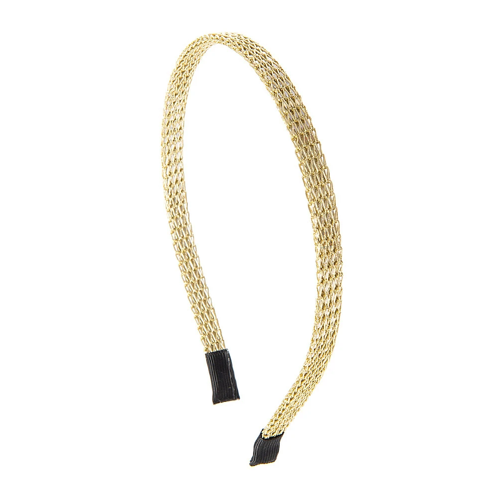 Gold Mesh Headband