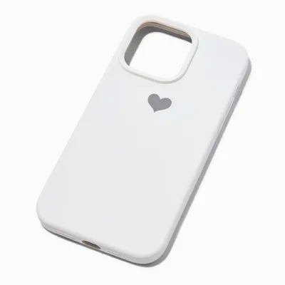 White Heart Phone Case - Fits iPhone® 14 Pro Max