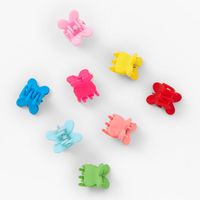 Claire's Club Rainbow Butterfly Mini Hair Claws (20 pack)