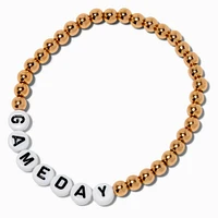 Gold-tone ''Gameday'' Beaded Stretch Bracelet