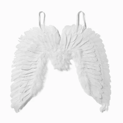 White Feathery Angel Wings