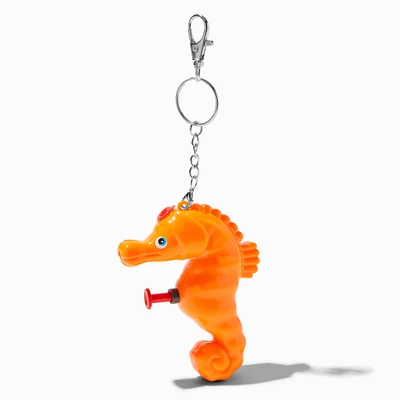 Water Gun Seahorse Keychain