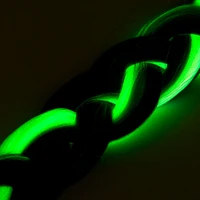 Neon Glow in the Dark Faux Hair Extension