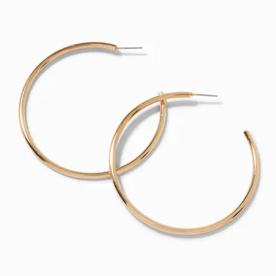 Gold-tone 60MM Hoop Earrings