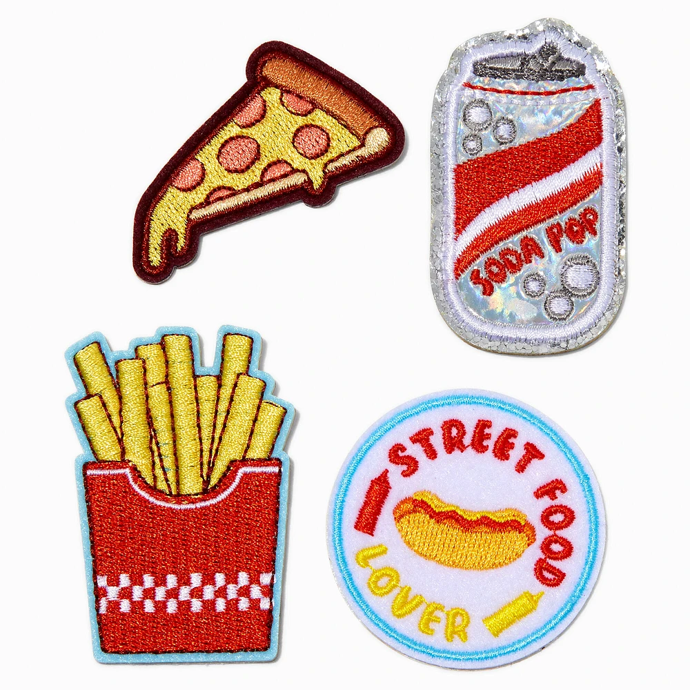 DIY American Food Stick-On Patches - 4 Pack