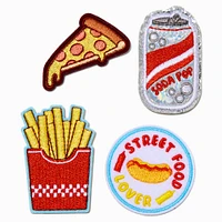 DIY American Food Stick-On Patches - 4 Pack