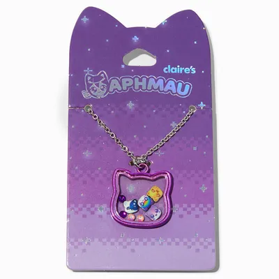 Aphmau™ Claire's Exclusive Cat Head Shaker Pendant Necklace