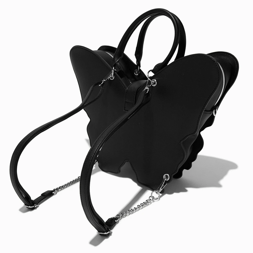 Black Butterfly Small Backpack