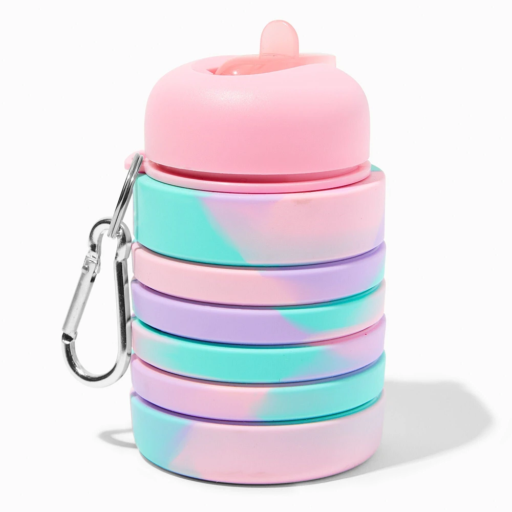 Collapsible Tie Dye Water Bottle