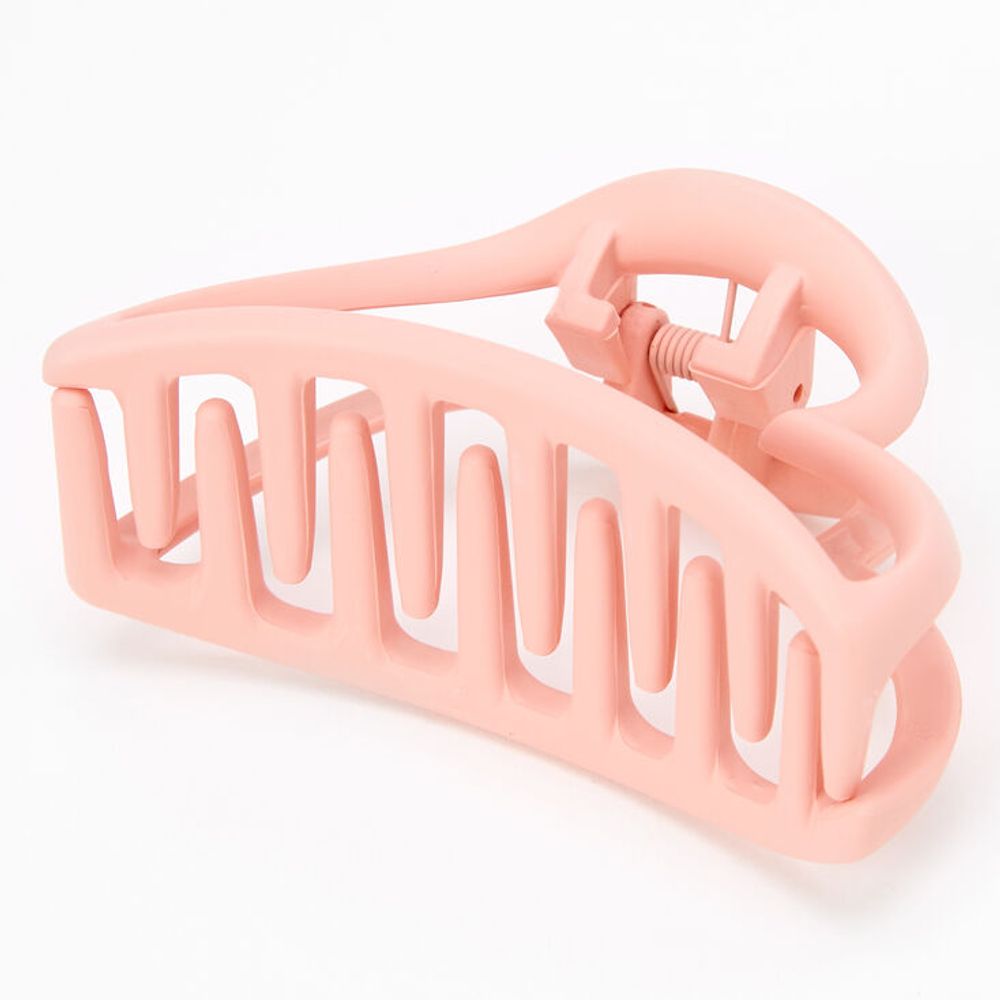 Medium Matte Hair Claw - Blush Pink