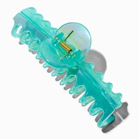 Sea Green Pearlized Large Barrel Hair Claw