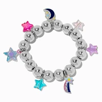 Claire's Club Starry Charm Stretch Bracelet