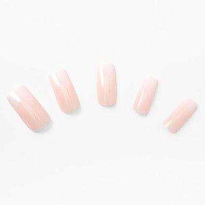 French Ombre Long Square Vegan Faux Nail Set (24 pack)