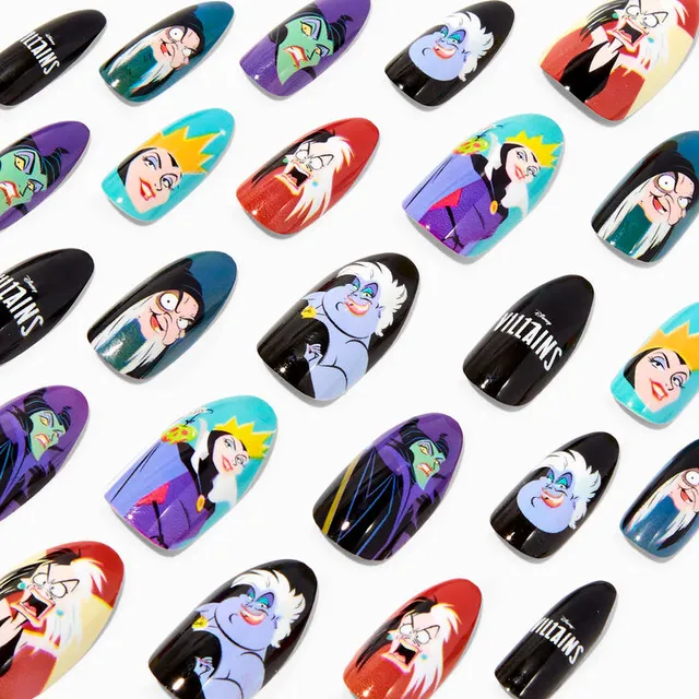 Disney Stitch Claire's Exclusive Varsity Stiletto Press On Faux Nail Set -  20 Pack