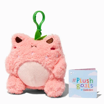 Cuddle Barn® Plush Goals 4'' Strawberry Wawa Plush Bag Clip