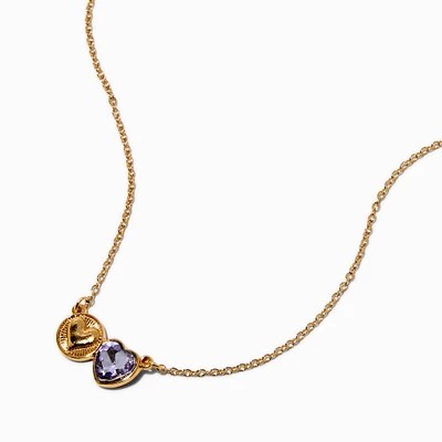 Double Heart Pendant Necklace