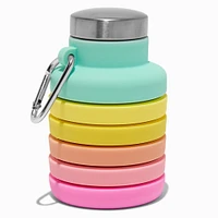 Collapsible Rainbow Ombré Water Bottle