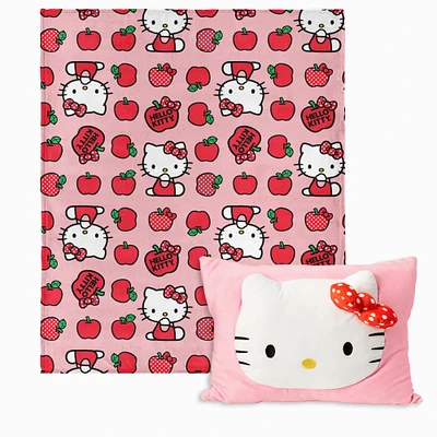 Hello Kitty® Forever Sweet Silk Touch Throw Blanket with Plush Pocket Pillow (ds)