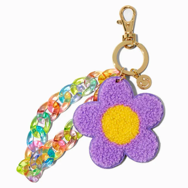 Claire's Milk & Cookies Carton Water-Filled Glitter Keychain