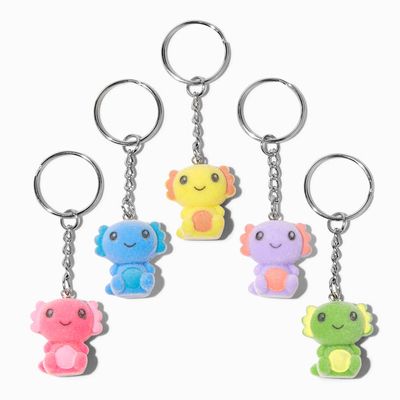 Best Friends Rainbow Axolotl Keychains - 5 Pack