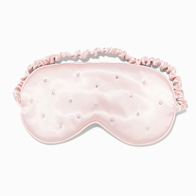 Pink Bling Satin Sleeping Mask