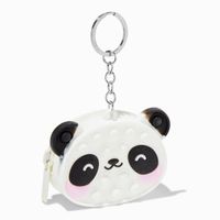 Popper Panda Mini Jelly Coin Purse Keychain