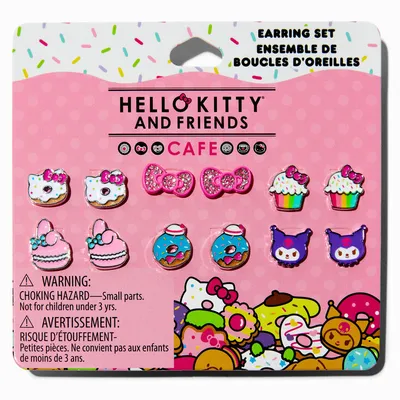 Hello Kitty® And Friends Cafe Stud Earring Set - 6 Pack