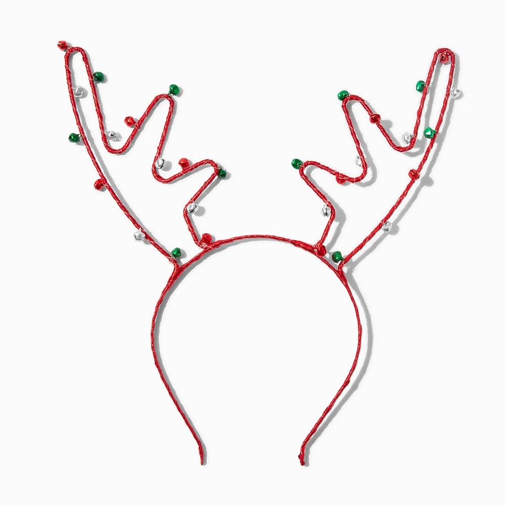 Christmas Antlers with Bells Headband