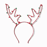 Christmas Antlers with Bells Headband