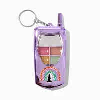 Purple Chrome Rainbow Flip Phone Lip Gloss Set