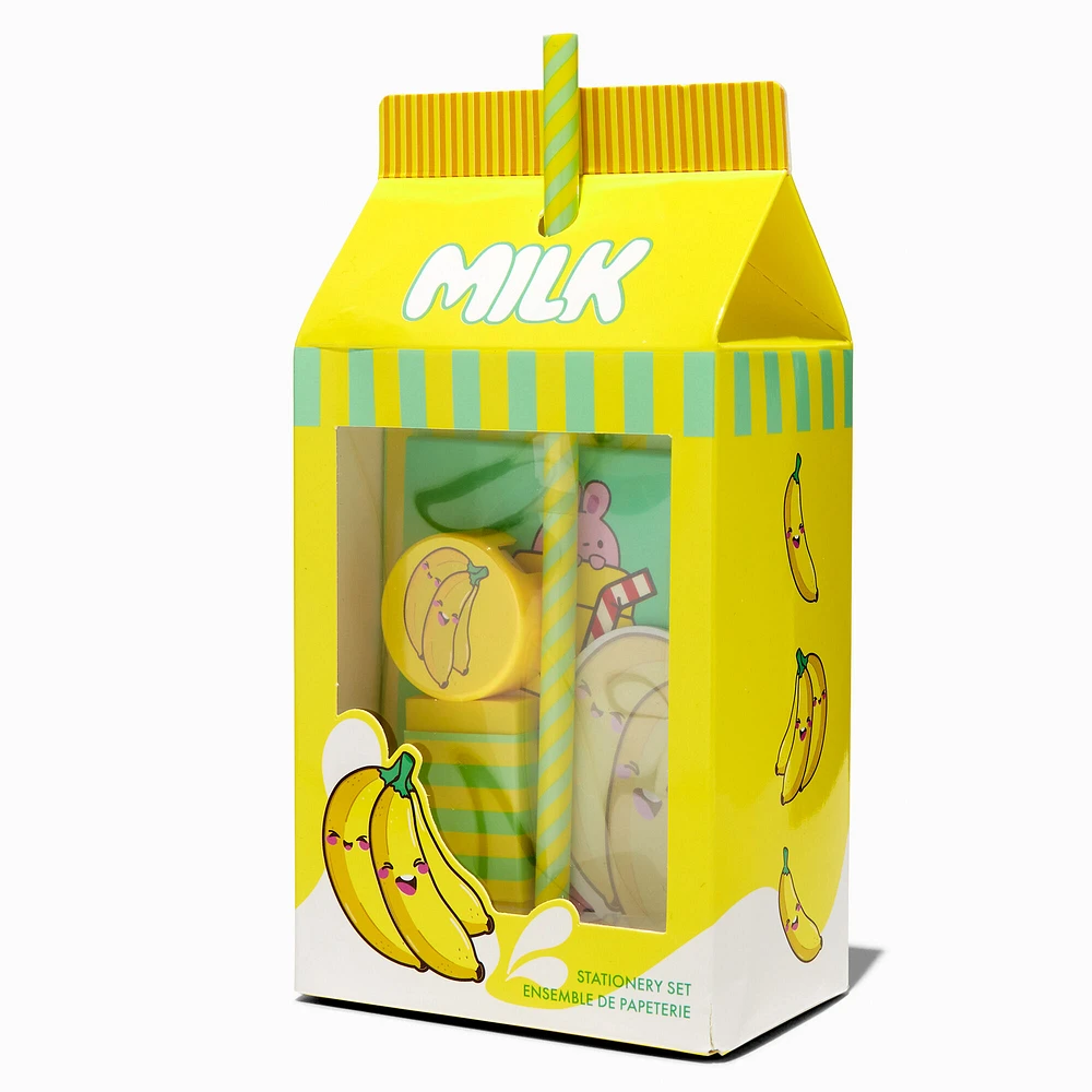 Banana Milk Stationery Set