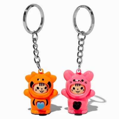 Best Friends Cat Fidget Toy Keychains - 2 Pack